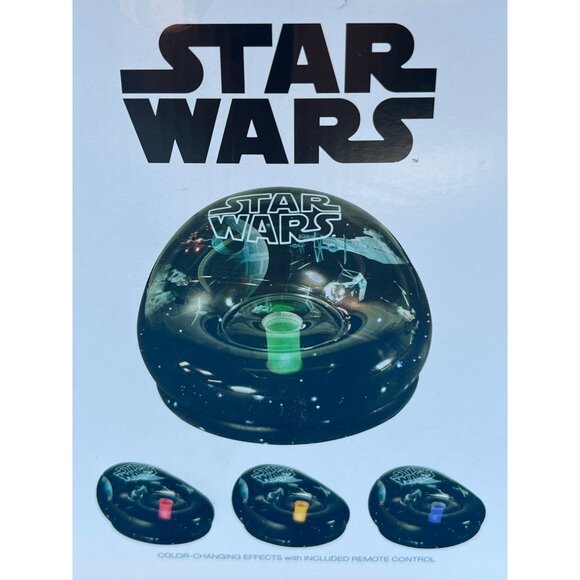 Star Wars Kids LED Inflatable Chair With Remote Control & Color Changing Lights - Picture 1 of 5